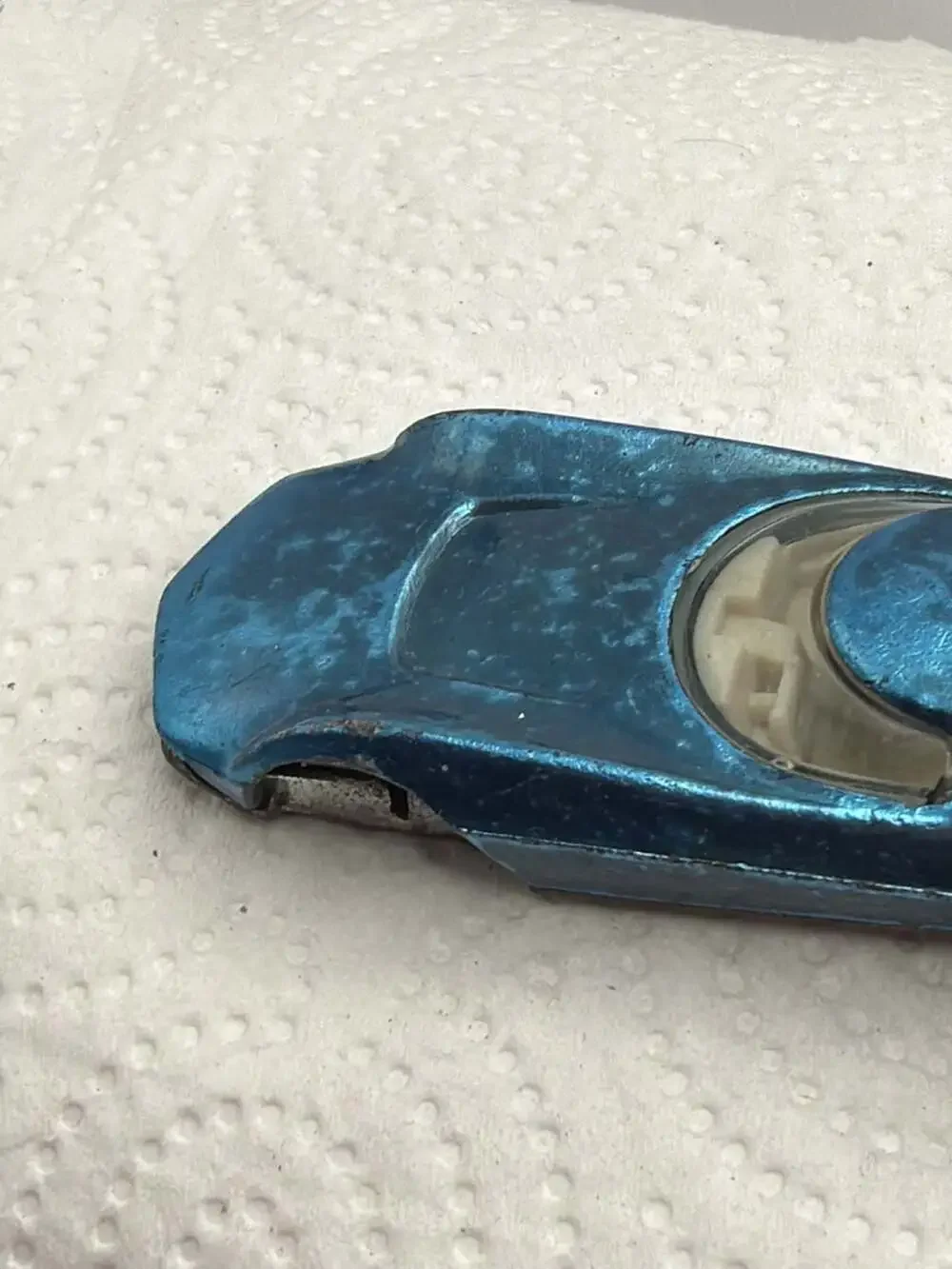 Hot Wheels Redline Turbofire Vintage 1968 Light Blue Diecast Toy Car